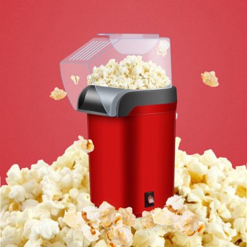 Popcorn Machine Hot Air Popcorn Maker Oil Wide-caliber Popcorn Tool Household Electric Popcorn Machine 220V Mini Corn Popper CE