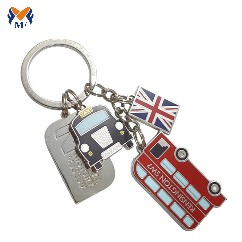 Custom Shaped Metal Keychain