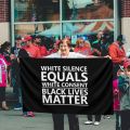 White Silence White Consent Black Lives Matter Outdoor Flags 3X5 Ft 150*90CM
