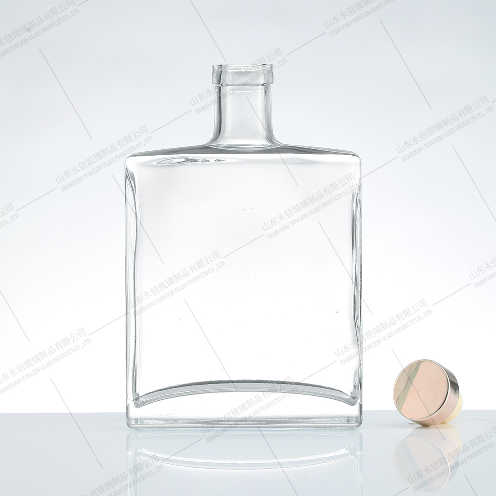Custom Square Whiskey Bottle Chinese supplier