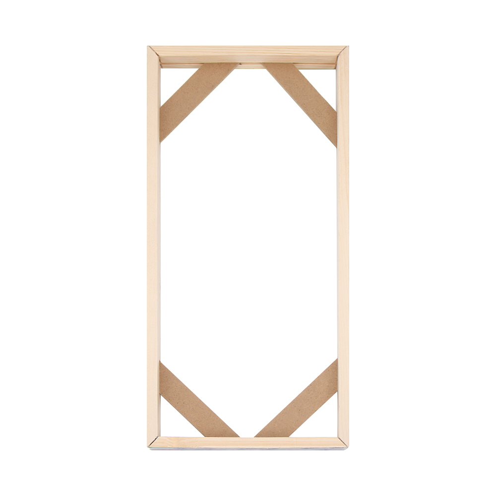 Natural Wood Frame For Canvas Painting Picture Factory Provide DIY Wall Photo Frame Poster Frame For Wall Pictures Multi-size