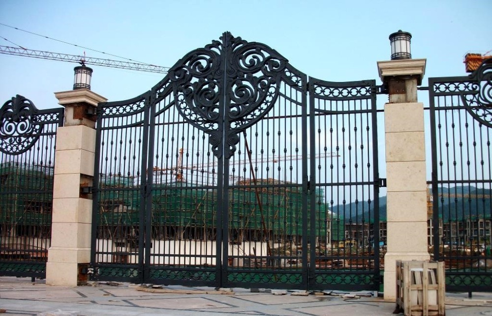 metal side yard gate outside metal gates iron gates and doors