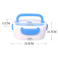 AHTOSKA 220V 12V Portable Electric Heating Lunch Box Food-Grade Food Container Food Warmer For Kids 4 Buckles Dinnerware Sets