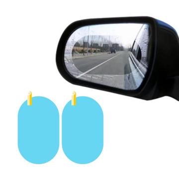 2 PCS Car Rearview Mirror Anti-Fog Membrane Waterproof Rainproof Protective film otectCar Mirror Window Protective Soft Film