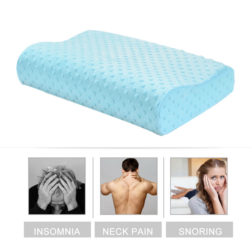 Memory Foam Pillow Bed Orthopedic Pillow Massage for Sleeping Neck Pain Relief Cervical Bamboo Bed Pillows