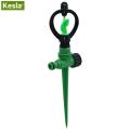 Garden Sprinkler 360Degree Rotating Automatic Watering Irrigation Lawn Garden Irrigation System w/ Nozzle & Stake Greenhouse