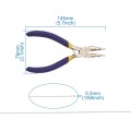 DIY Jewelry Tool Sets with Carbon Steel Round Nose Pliers and Copper Jewelry Wire for Jewelry Making Tools, Mixed Color