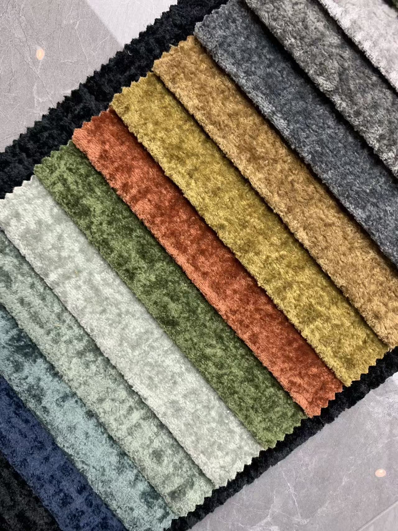 Cream Style Velvet Fabric