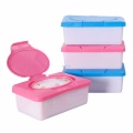 Pink Dry Wet Tissue Paper Case Baby Wipes Napkin Storage Box Plastic Holder Container