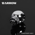Barrow TX3T-A01 G1 / 4 "X3 Black silver Extender rotation 3-Way cubic Adaptor seat water cooling computer accessories