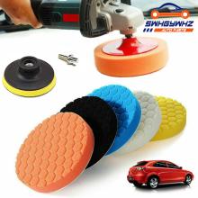 Car beauty waxing polishing tool 8 piece waxed polished sponge pad set polishing pad sponge wheel car polishing tools