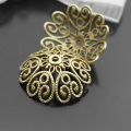 (27077)10PCS 27x10MM Antique Bronze Zinc Alloy Big Beads Caps Tassel Caps Jewelry Findings Accessories