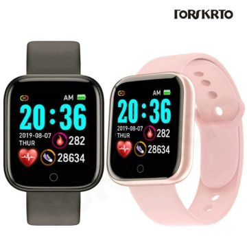 Y68 D20 Change Screen Smart Watch Bluetooth Blood Pressure Fitness Tracker Waterproof Heart Rate Monitor Smartwatch IOS Android
