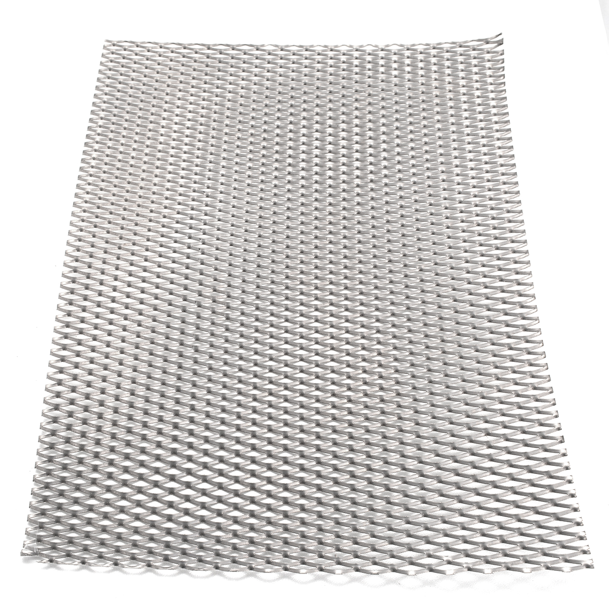 1pc Practical Metal Titanium Mesh Sheet Heat Corrosion Resistance Perforated Expanded Plate 200mm*300mm*0.5mm Mayitr