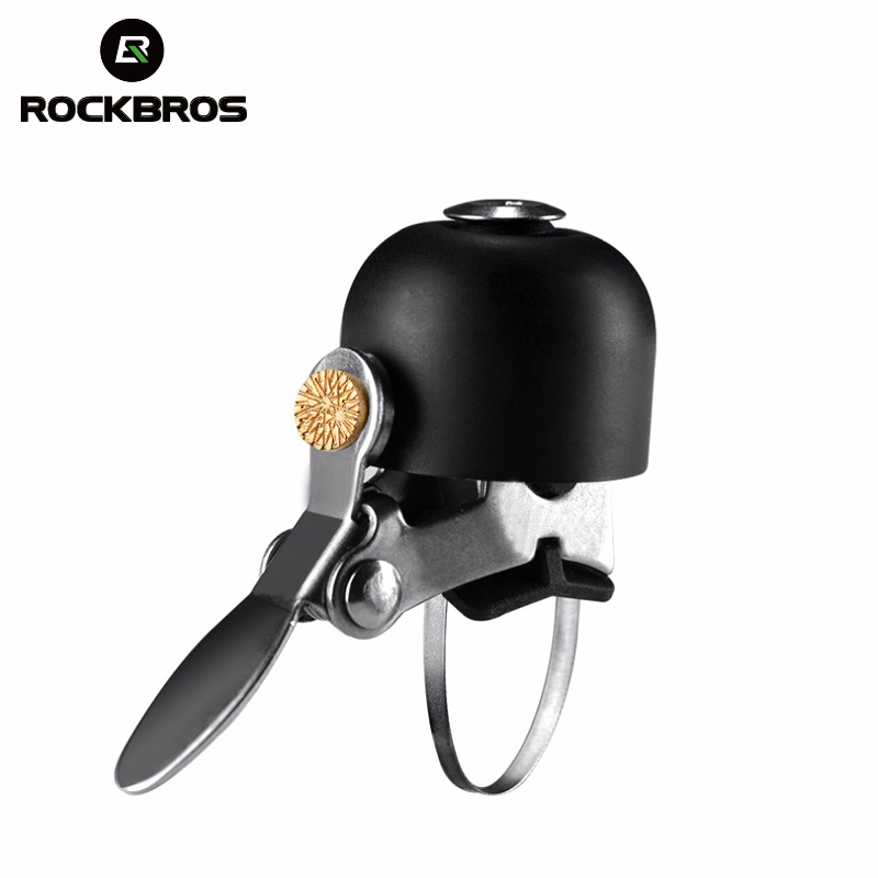 ROCKBROS Mini Stainless Steel Bicycle Bell Ring MTB Bike Handlebar Horn Safety Alarm Cycling Bell Classical Bicycle Accessories