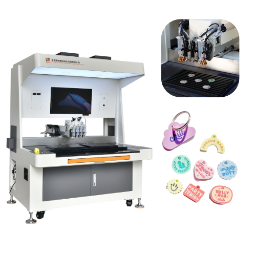 Zipper and button dispensing machine