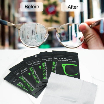 4pc Anti-Fog Chamois Cleaning Cloth Toallit Antivaho Gafas Microfiber Glasses Cleaner For Eyeglasses Lens Phone Cleaning Wipes