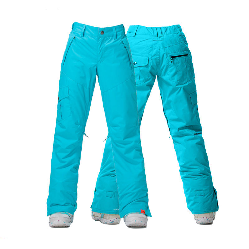 GS Women Snow Pants Snowboarding Clothing 10k Waterproof Windproof Breathable Winter Outdoor Sports Wear Ski Trousers Brand Girl