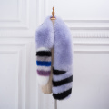 Lady Blinger faux fox fur scarves women large long fake fur shawls and wraps unreal fur pashmina faux fur stoles