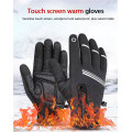 Outdoor Warm Gloves Winter Cashmere Finger Non-slip Mountaineering Cycling Touch Screen Full Finger Gloves Non-Slip Ski Gloves