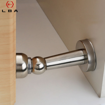 LBA Brushed Door Magnetic Suction Furniture Hardware Handle 304 Stainless Steel Modern Style Indoor Anti-collision Door Touch