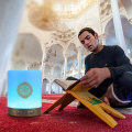 New Muslim Quran Bluetooth Speaker Touch control bluetooth Quran Player Portable with colorful LED light