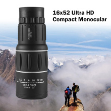 16x52 High Powered Dual Focus Monocular Telescope Outdoor Portable Handheld Ultra Monocular Scope Camping Equipment