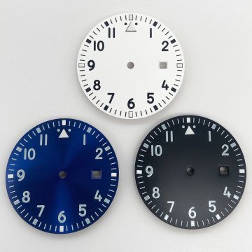 33.5mm luminous calendar window watch parts dial accessories fit miyota8215 8200 EAT2836 mingzhu2813 movement