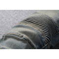 European High Street Fashion Men Jeans Retro Washed Zipper Pockets Denim Cargo Pants hombre American Streetwear Biker Jeans Men