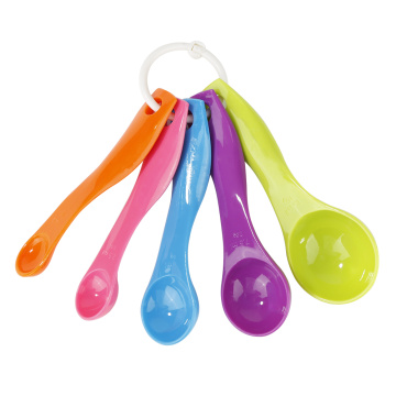 5pcs/set Colorful Accurate Measuring Spoon Scale Measuring Spoon Tablespoon Teaspoon Scoop Household Kitchen Essential