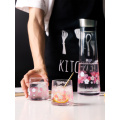 Colour Changing Cherry Cup Cold Water Kettle And Cup Set Home Drink Pot Juice Glass Bottle Pink Water Cup Household Drinkware