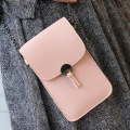 PU Leather Purse Metal Chain Tassel Decoration Long Wallet 2020 New Purse Snap Clutch Mobile Phone Touch Screen Women's Bag