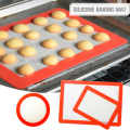 3PCS Professional Non-Stick Silicone Fiberglass Baking Mat Sheets Thickened Macarons Baking Tools Cookie Pad Rolling Dough Mat