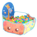 1.2M Baby Playpen Playground Bebe Ball Pit Balls Dry Pool with Basketball Hoop Children`s Tent Park Portable Kids Balloons Toys