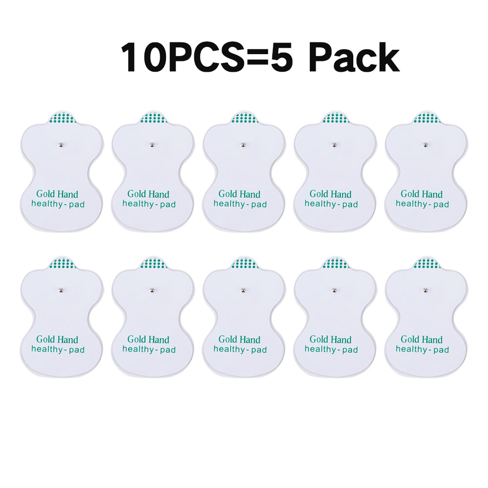 10 pads Healthy Massage Tens Electrode Pad For Electric Therapeutic Muscle Stimulator Acupuncture Apparatus Adhesive Therapy