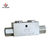 Body-Zinc-plated Steel Double Pilot Operated Check Valve