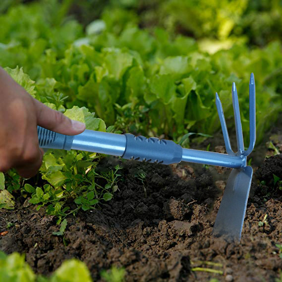 Hand Trowel Transplanter Cultivator Leaf Room Rake Digger Hoe Tools with Anti-rust Powder Coating Garden Hand Tools