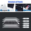 200W Solar Panel 12V 5V Monocrystalline Solar Cells With 10/20/30A Controller Solar Battery Outdoor Car Use