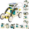 Solar Robot Kit 13 in 1 Educational DIY Assembly Creation Toy Science Solar Powered Building Sets for Children