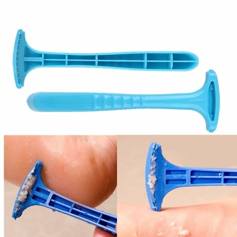 Professional Plastic Handle Dead Skin Calluses Removal Feet Care Tools Nursing Foot Pedicure Knife