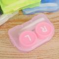 1PCS New Korean Style Small Fresh Portable Transparent Pocket Contact Lens Case Travel Kit Easy Carry Container Holder Women 20g