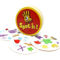 70mm spot it card game normal & shining version education toys for kids family party fun board games gifts