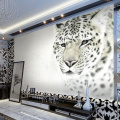 Custom Photo Mural Wallpaper 3D Creative Leopard Grain Animal Wall Painting Bedroom Living Room Sofa Home Decoration Wallpaper