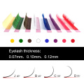 NAGARAKU Color Eyelashes Makeup 3D Mink Lashes 4 Cases lot Rainbow Color Super Soft Natural Faux cils Artificial Macaron