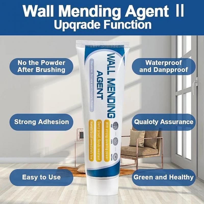 1PCS Wall Mending Agent Wall Repair Cream Walls Peeling Graffiti Gap Repair Paste Wall Crack Nail Repair Agent For Home Supplies