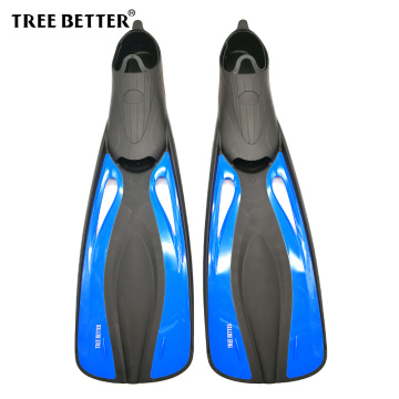 Deep dive fins for Adults Snorkeling Diving Fins long full foot flippers Submersible shoe Professional Swimming fins Men Women