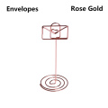 envelopes  rose gold