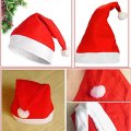 12pcs Children Adult Christmas Hat Red Santa Claus Hat Christmas Party Hat Comfortable Christmas Hat