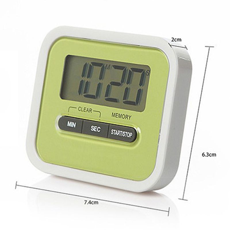 5Colors Leading Life Practical Use Digital Large LCD Display Home Kitchen Timer Electronic Kitchen Cooking Timer Stopwatch