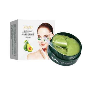 30 Pairs Avocado Eye Mask Nourishing Moisturizing Hydration Eye Patches Dark Dircles Remove Wrinkle Eye Skin Care